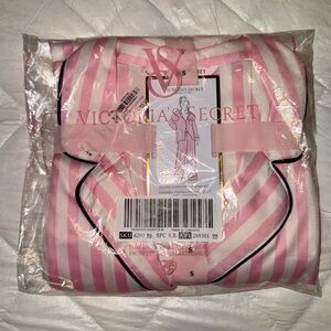 Victoria's Secret Pink and White Striped Sleepwear